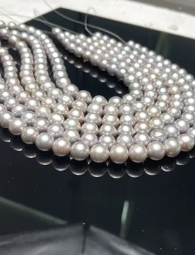 Mm Factory Wholesale Natural Freshwater Gray Round Pearl Isolated loose Bead Jewelry Make DIY Necklace Bracelet Accessories - Aliexpress - FashionsVida