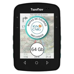 Ciclocomputer Terra 6 Gb + Spain Topo Ign 1:25.000 Multicolor