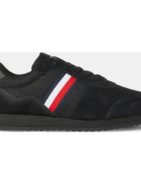Zapatillas de hombre tipo running en ante - Tommy Hilfiger - FashionsVida