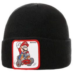 Super Mario Beanie Hat by - black - Female - Size: One Size