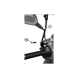 Kit di attacchi per 137A A137A Per KYMCO People S 50-12 taglia un