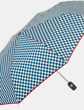 Paraguas plegable automático Navy & white - Ezpeleta - FashionsVida