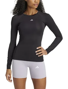 T-shirt à Manches Longues Techfit Black XL - Adidas - FashionsVida