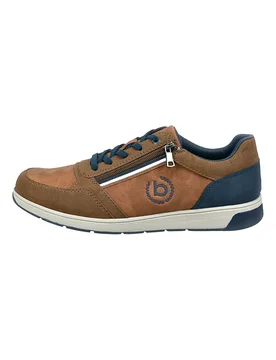 Sneakers da uomo marroni con cerniera laterale 3333071350006300 42 - Bugatti - FashionsVida