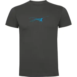 Fish Estella Short Sleeve T-shirt Dark Grey M Men