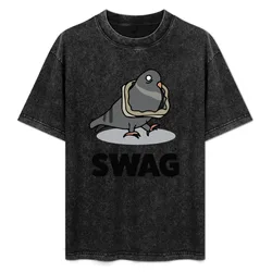 Swag Pigeon T-Shirt Fashion Casual Short Sleeve Top