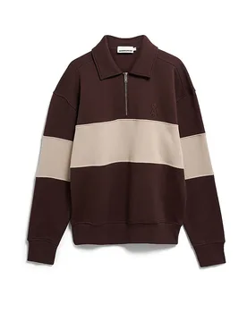 Pull de rugby marron L - Armedangels - FashionsVida