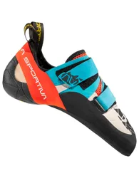 Chaussons d'escalade - Otaki Blue/Flame - Taille 44,5 - Blanc