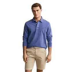 Polo à Manches Longues 2065106 Vintage Blue XL