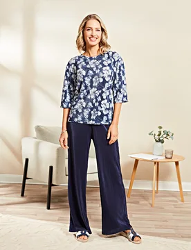 Blusenshirt "Summer" geblümt - 3Pagen - FashionsVida