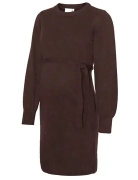 Vestito A Maniche Lunghe Newanne Maternity - Mamalicious - FashionsVida
