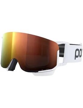 Masque de ski avec lentille de rechange - Nexal Mid Hydrogen White/Partly Sunny Orange - Blanc - Poc - FashionsVida