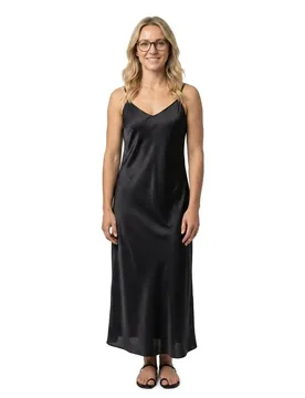 Vestito Lungo Senza Maniche Jessa Ankle Black L - Pieces - FashionsVida