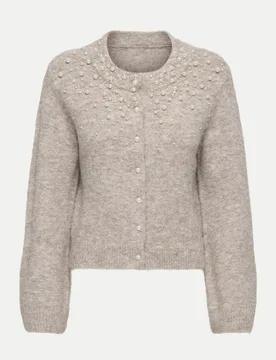 Only Strickjacke ONLMIGGIE Beige M - Only - FashionsVida