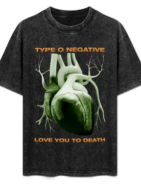 Type O Negative - Love You To Death (green) T-Shirt t shirt man plain t shirt man cotton T-Shirt - Aliexpress - FashionsVida
