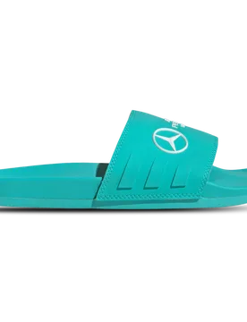 Adilette Men Flip-Flops and Sandals - Teal - Size 7 - Rubber - Teal - Size: 7 - Adidas - FashionsVida