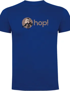 Maglietta A Maniche Corte Hop Royal Blue - Kruskis - FashionsVida