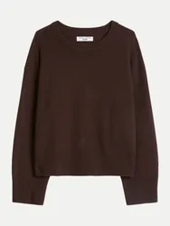 Marc O' Polo Oversize Strickpullover Braun S