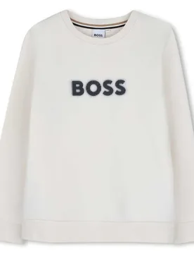 Boss Felpa J53395 Marfil 6 Anni - BOSS - FashionsVida