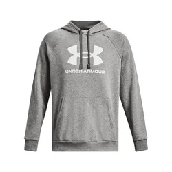 Hoodie Rival Fleece Logo - Gris - male - Size: L