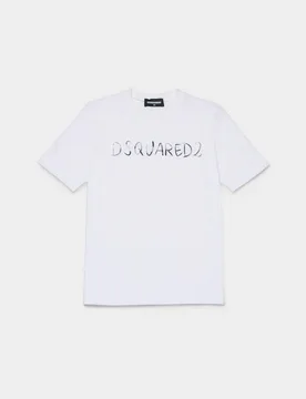 Dsquared t-shirt bambina bianco - Dsquared2 - FashionsVida