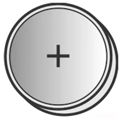 Batteria Cr2032 Lithium 5 Unità Silver