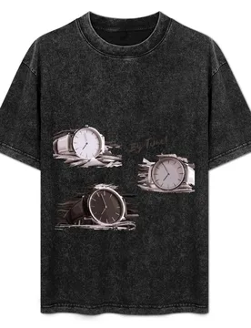 Time and tide wait for no man T-Shirt Minimal Art Print T-Shirt - Aliexpress - FashionsVida