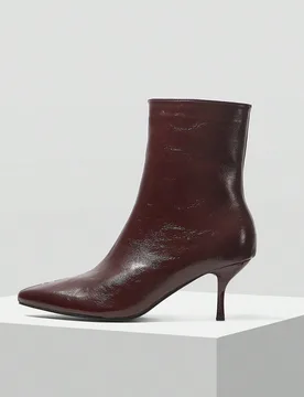 Botas de tacón alto y caña media de punta fina, versátiles y de estilo minimalista para mujeres EUR37 - Shein - FashionsVida