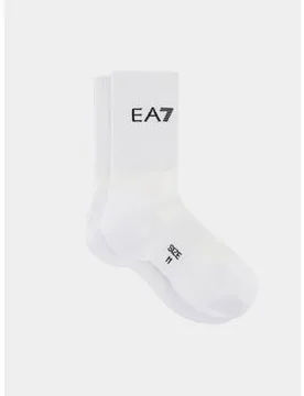 Socken 245022 Cc999-M0003 White/black Xl Male - Emporio Armani EA7 - FashionsVida