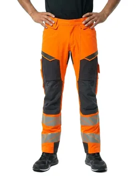 Pantalon De Travail Accelerate Safe 19279 Hi-Vis Orange / Dark Navy 62 - MASCOT - FashionsVida