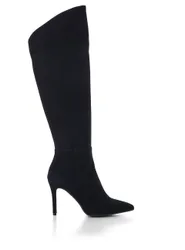 Stivali in pelle scamosciata NERO 36