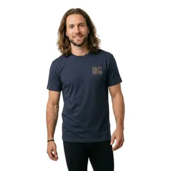 T-shirt à Manches Courtes Tried And True Navy L