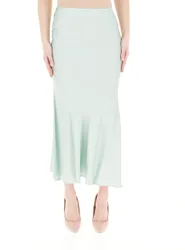 Gonna in viscosa AZZURRO CHIARO L