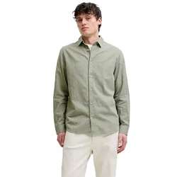 Camicia A Maniche Lunghe Esummer Linen Blend New Sage XS