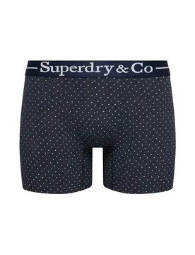 Boxers M311080a 3 Unità Blue Polka / Stripe 2XL - Superdry - FashionsVida