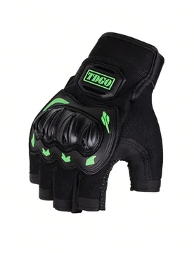Guantes de conducción elegantes con carcasa a prueba de golpes y puntos antideslizantes, guantes ligeros para exteriores para ciclistas, guantes de c - Shein - FashionsVida