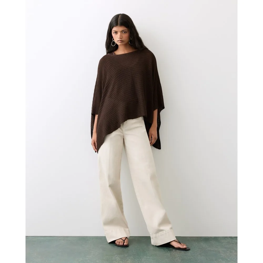 Poncho de fiesta de punto - Tintoretto - FashionsVida