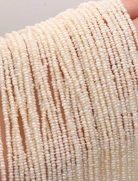 Natural Freshwater Pearl Baroque Bead Irregular Flat Beads for DIY Jewelry Making Charm Necklace Earring Bracelet Accessory - Aliexpress - FashionsVida
