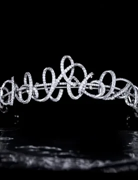 New High-End Striped Stereo Crown Women's Tiara Dress Decorated sliver color jewelry suitable for wedding prom gift H-60 - Aliexpress - FashionsVida