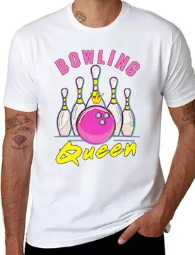 Bowling queen T-Shirt funny t shirts cotton cotton t shirt man T-Shirt - Aliexpress - FashionsVida
