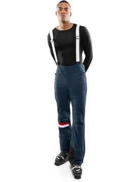 Pantalón esquí retro tirantes hombre Parsenn Blue - Siroko - FashionsVida