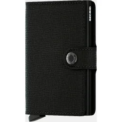 Tarjetero de piel grabado con protección RFID