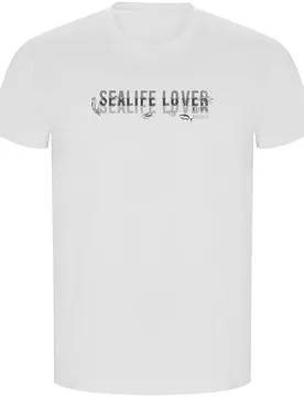 Sealife Lover Eco Short Sleeve T-shirt White M Men,Women - Kruskis - FashionsVida