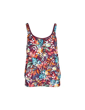 Tankini da donna rosso scuro 38 - Venice Beach - FashionsVida