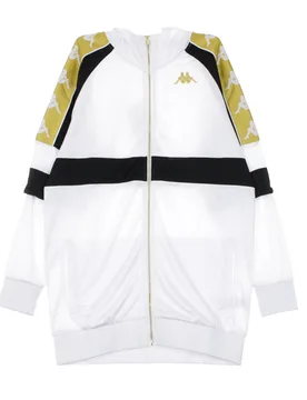 Giacca Tuta Donna Banda 10 Banik White/black/yellow - Kappa - FashionsVida