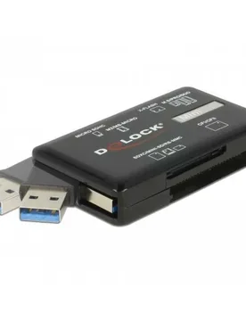 Adaptateur Sans Fil Pci-e Card Reader Black One Size unisex - Delock - FashionsVida