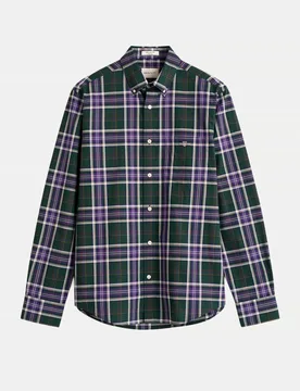 Langarmhemd Kariert 321-DARK EMERALD XXL - Gant - FashionsVida
