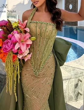 Customized Elegant Luxury Mermaid Evening Dress Exquisite Cocktail Prom Dress Party Vestidos De Fiesta - Aliexpress - FashionsVida