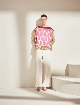 Pantalón ancho de mujer liso - Woman El Corte Inglés - FashionsVida