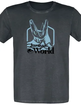 T-Shirt - Jurassic World - Wave of Mosasaurus - S bis 3XL - für Männer - Größe XXL - multicolor - EMP exklusives Merchandise! - Männer - male - Jurassic Park - FashionsVida